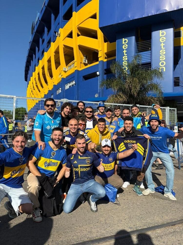 La previa también es parte del sueño: juntos antes de vivir un Boca-River en La Bombonera